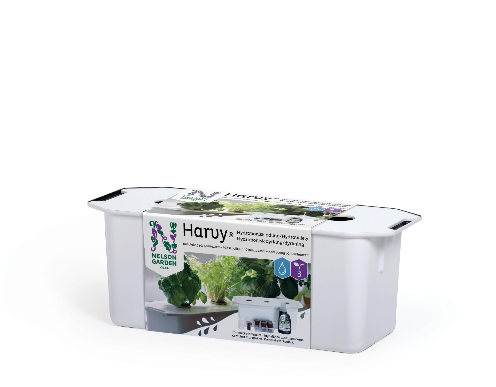 Startpaket, hydroponisk odling Harvy 3