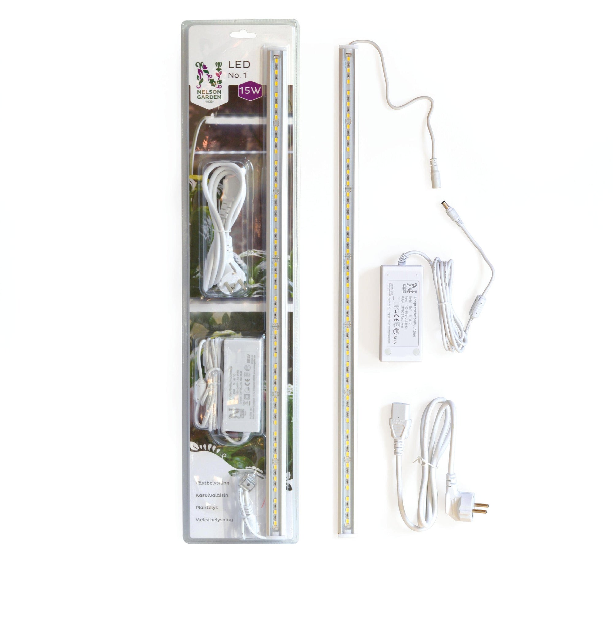 Växtbelysning LED med adapter