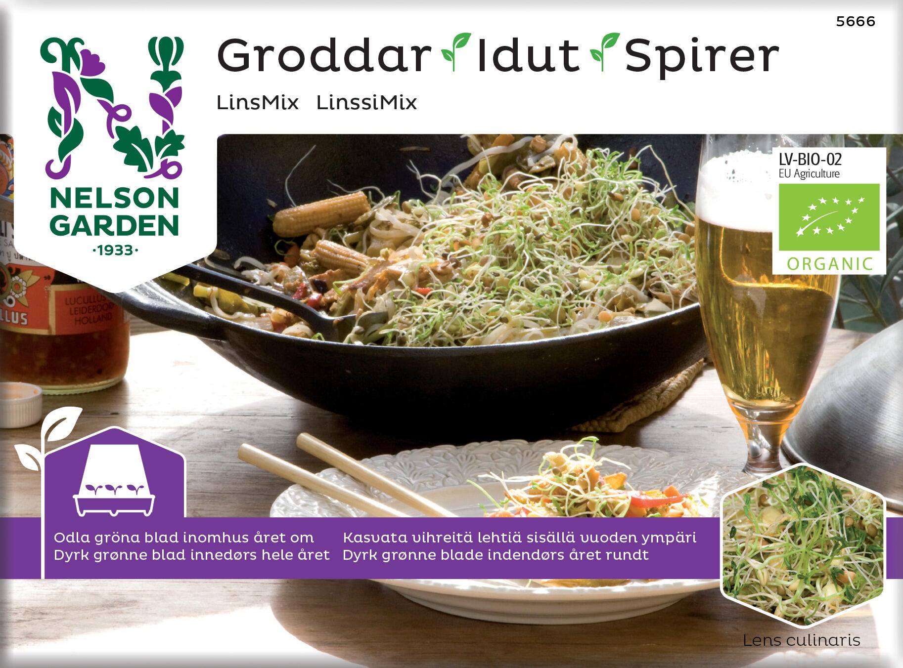 Groddar, linsmix