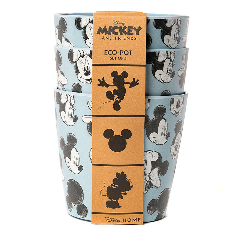 Eco Bambukruka 3-set Mickey, blå