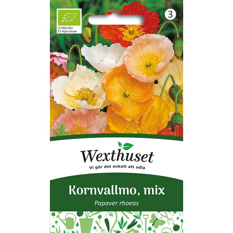 Kornvallmo Mix, ekologisk