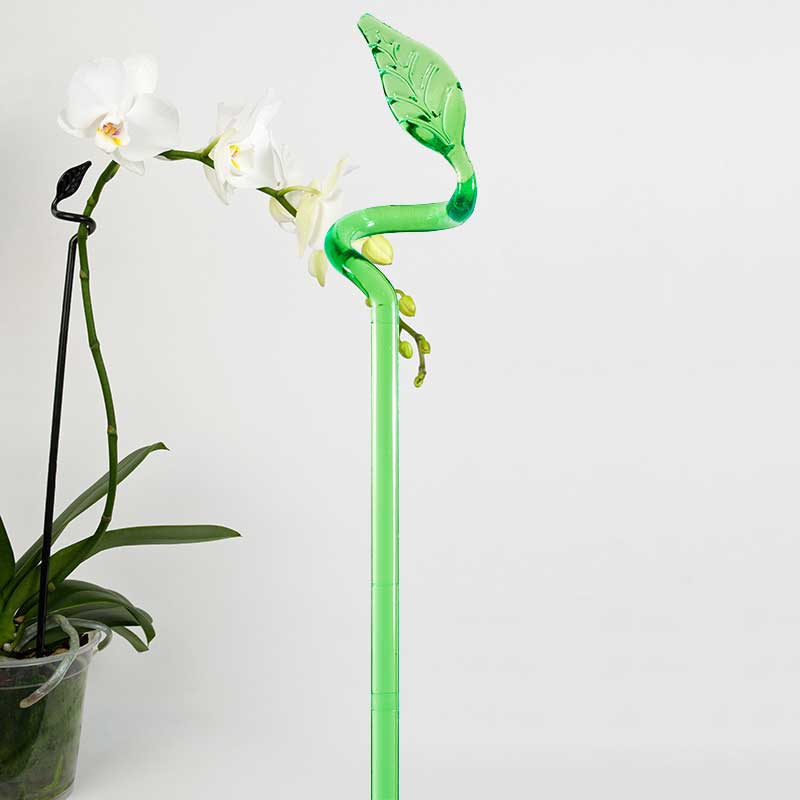 Orkidéstöd Leaf, grönt 3-pack