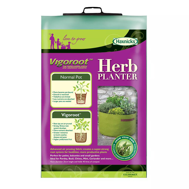 Vigoroot Herb Patio Planter