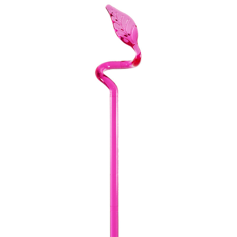 Orkidéstöd Leaf, rosa 3-pack