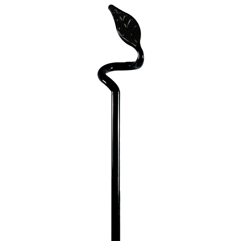 Orkidéstöd Leaf, svart 3-pack