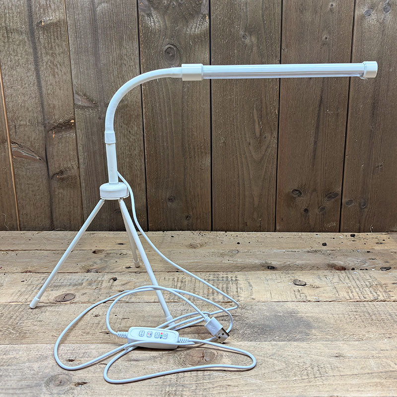 Växtlampa LED 7W USB, vit